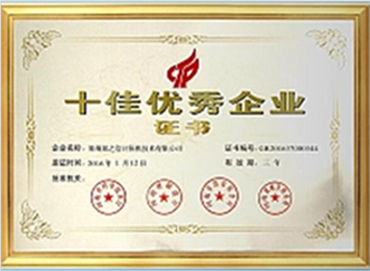 十佳優(yōu)秀企業(yè)
